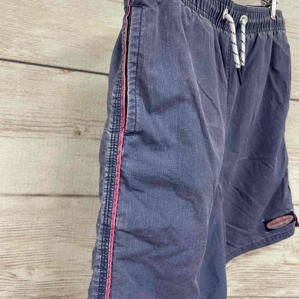Vineyard Vines Boys XL Navy Blue‎ Swim Trunks Mesh Lined Board Shorts Preppy